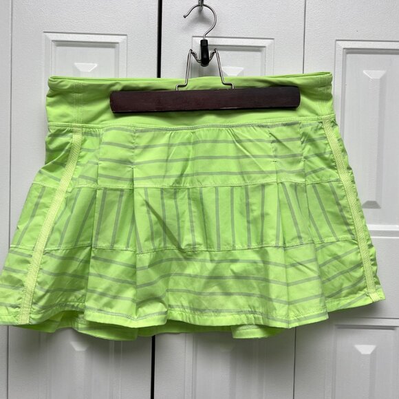 Lululemon Pace Rival Tennis Skirt with Shorts Clear Mint Size 10 - Picture 2 of 2